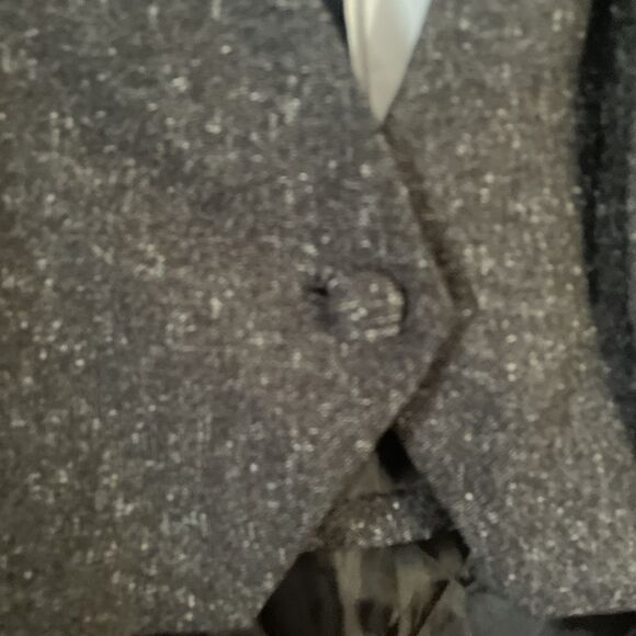 Vero Moda Cloak Vest in Dark Grey Cropped Attached Vest NWT 165 / 84a Small - Picture 3 of 7